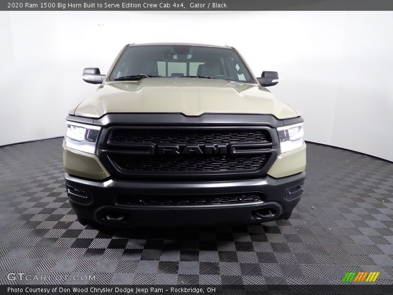 Gator / Black 2020 Ram 1500 Big Horn Built to Serve Edition Crew Cab 4x4
