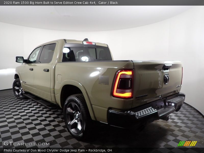 Gator / Black 2020 Ram 1500 Big Horn Built to Serve Edition Crew Cab 4x4