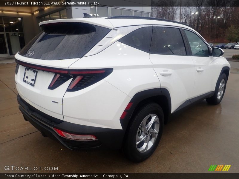 Serenity White / Black 2023 Hyundai Tucson SEL AWD