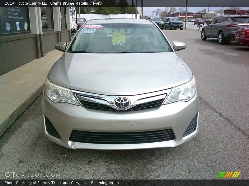 Creme Brulee Metallic / Ivory 2014 Toyota Camry LE