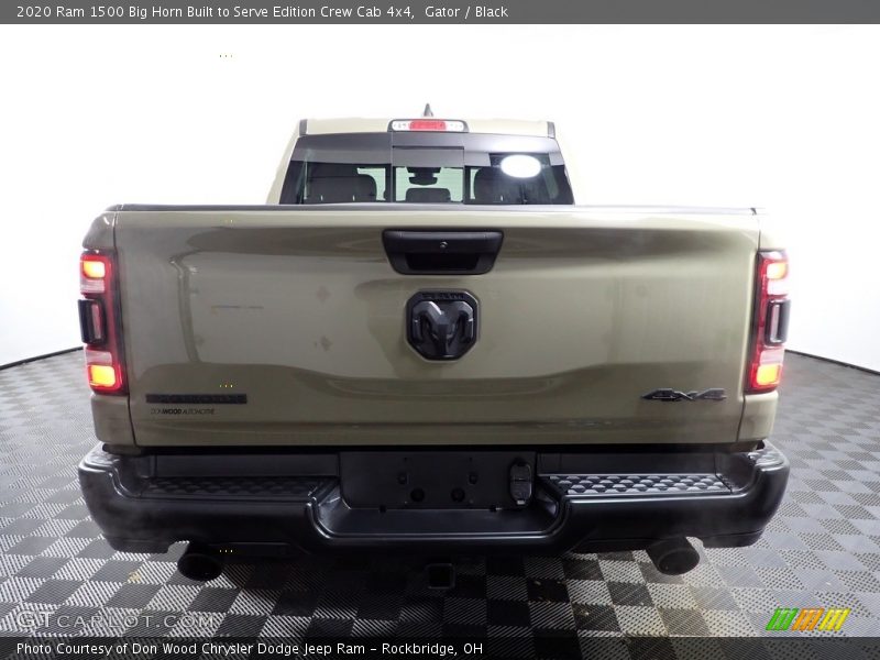 Gator / Black 2020 Ram 1500 Big Horn Built to Serve Edition Crew Cab 4x4
