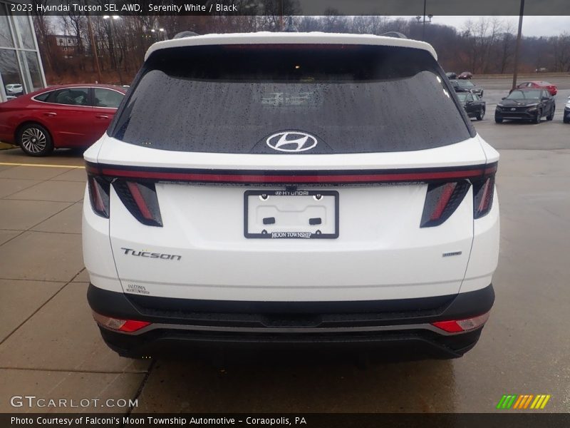 Serenity White / Black 2023 Hyundai Tucson SEL AWD