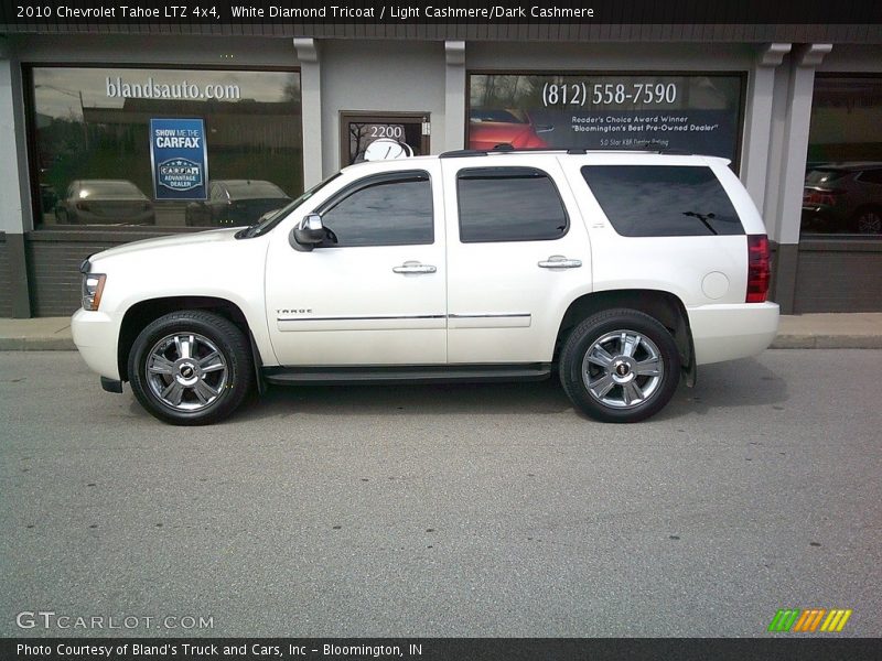 White Diamond Tricoat / Light Cashmere/Dark Cashmere 2010 Chevrolet Tahoe LTZ 4x4