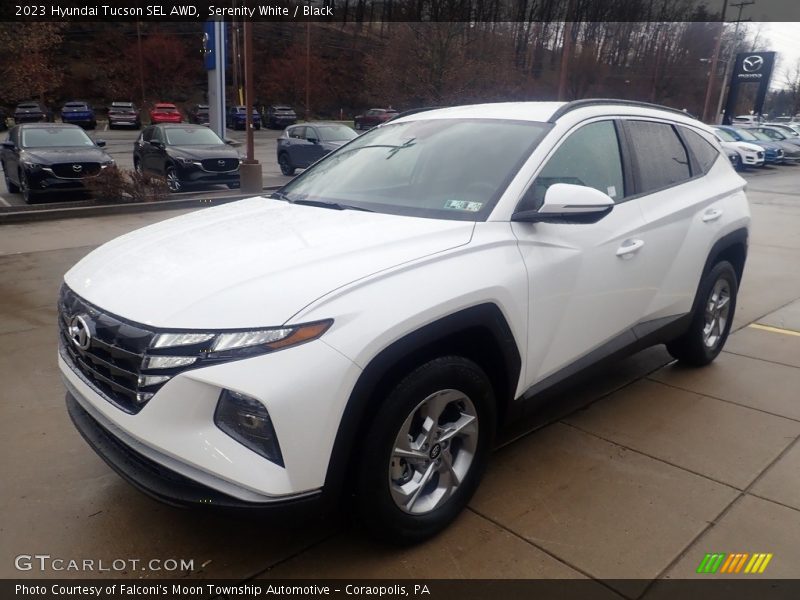 Serenity White / Black 2023 Hyundai Tucson SEL AWD
