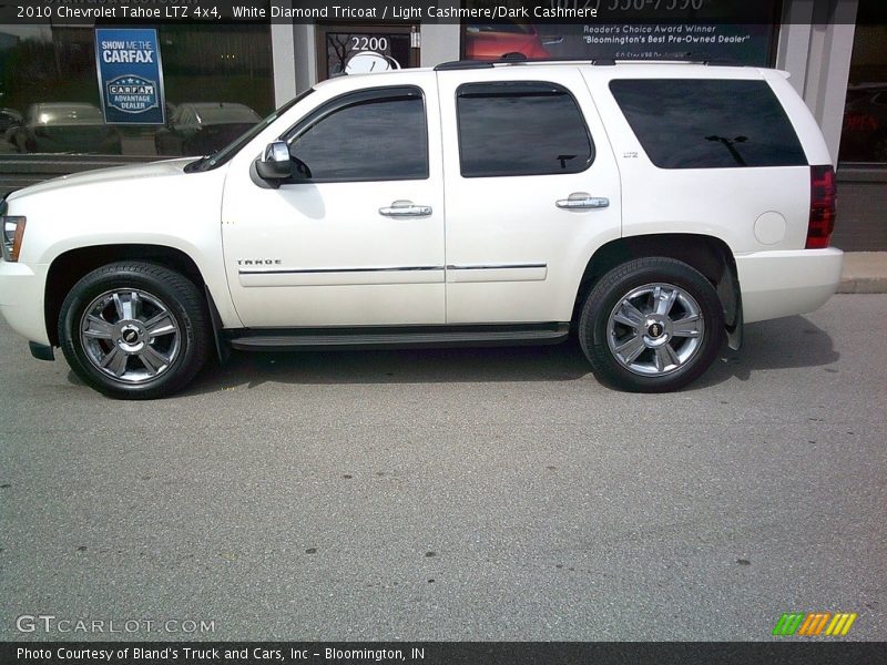 White Diamond Tricoat / Light Cashmere/Dark Cashmere 2010 Chevrolet Tahoe LTZ 4x4