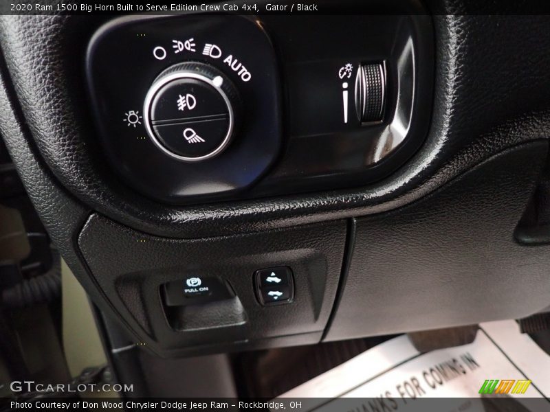 Gator / Black 2020 Ram 1500 Big Horn Built to Serve Edition Crew Cab 4x4