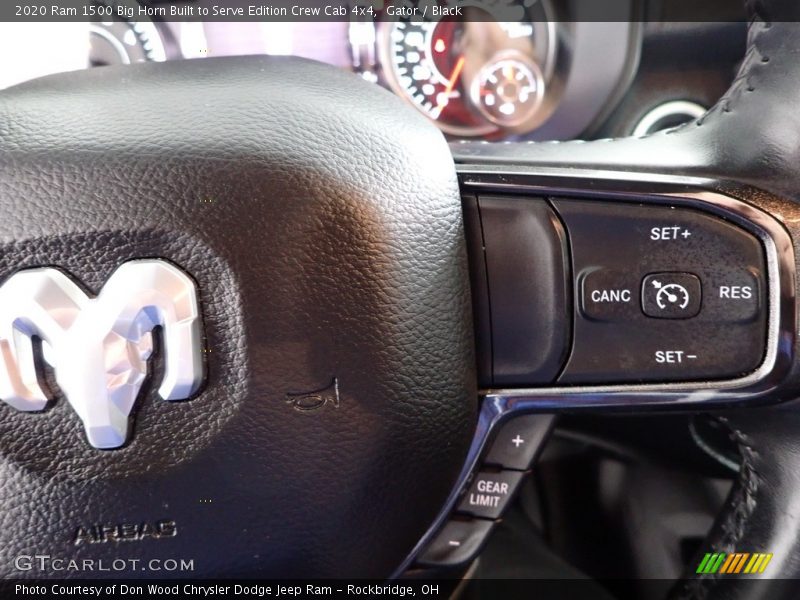 Gator / Black 2020 Ram 1500 Big Horn Built to Serve Edition Crew Cab 4x4