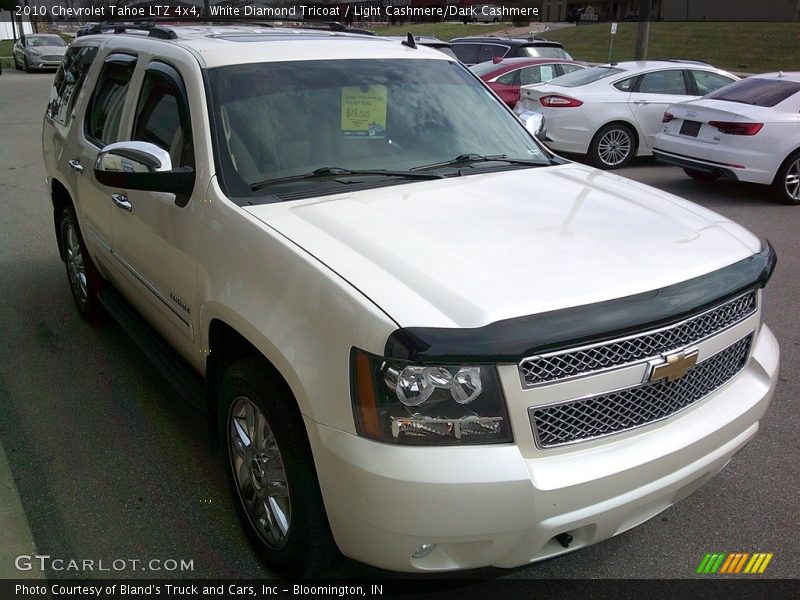 White Diamond Tricoat / Light Cashmere/Dark Cashmere 2010 Chevrolet Tahoe LTZ 4x4