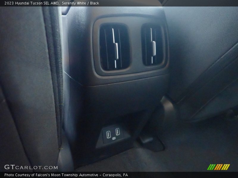 Serenity White / Black 2023 Hyundai Tucson SEL AWD