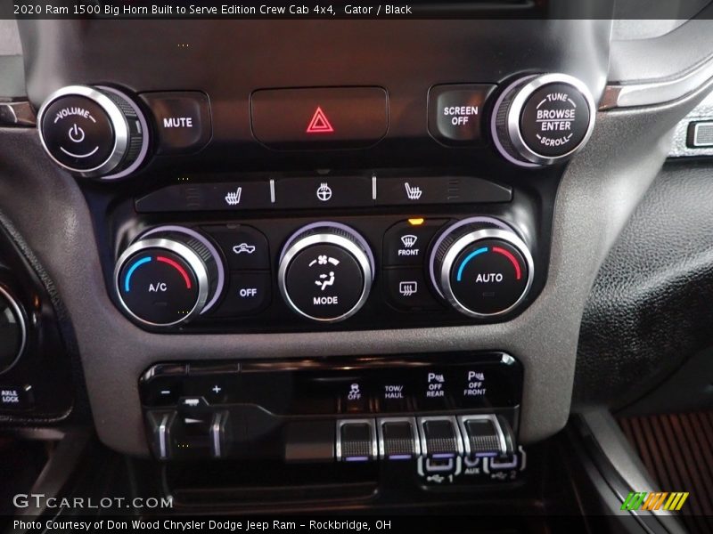 Controls of 2020 1500 Big Horn Built to Serve Edition Crew Cab 4x4