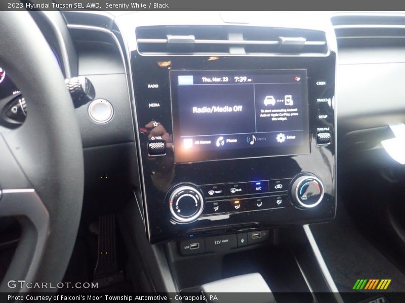 Serenity White / Black 2023 Hyundai Tucson SEL AWD