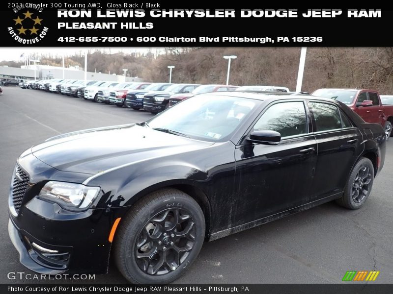 Gloss Black / Black 2023 Chrysler 300 Touring AWD