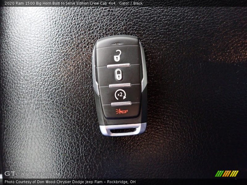 Gator / Black 2020 Ram 1500 Big Horn Built to Serve Edition Crew Cab 4x4