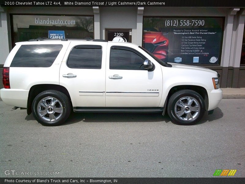 White Diamond Tricoat / Light Cashmere/Dark Cashmere 2010 Chevrolet Tahoe LTZ 4x4