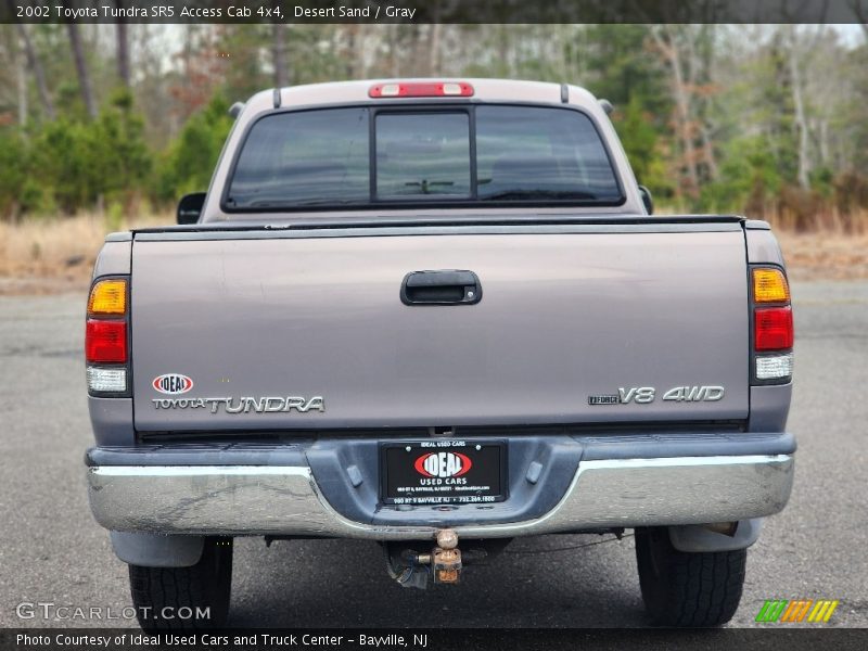 Desert Sand / Gray 2002 Toyota Tundra SR5 Access Cab 4x4