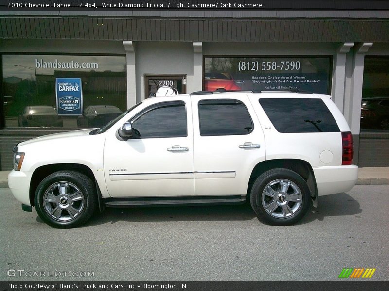 White Diamond Tricoat / Light Cashmere/Dark Cashmere 2010 Chevrolet Tahoe LTZ 4x4