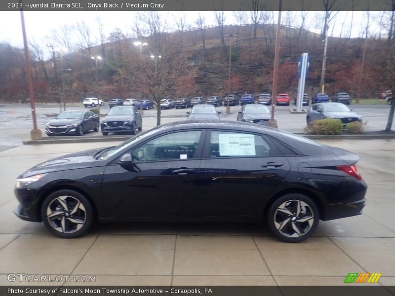 Onyx Black / Medium Gray 2023 Hyundai Elantra SEL