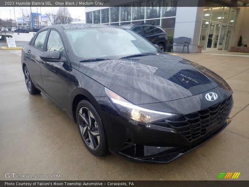 Onyx Black / Medium Gray 2023 Hyundai Elantra SEL