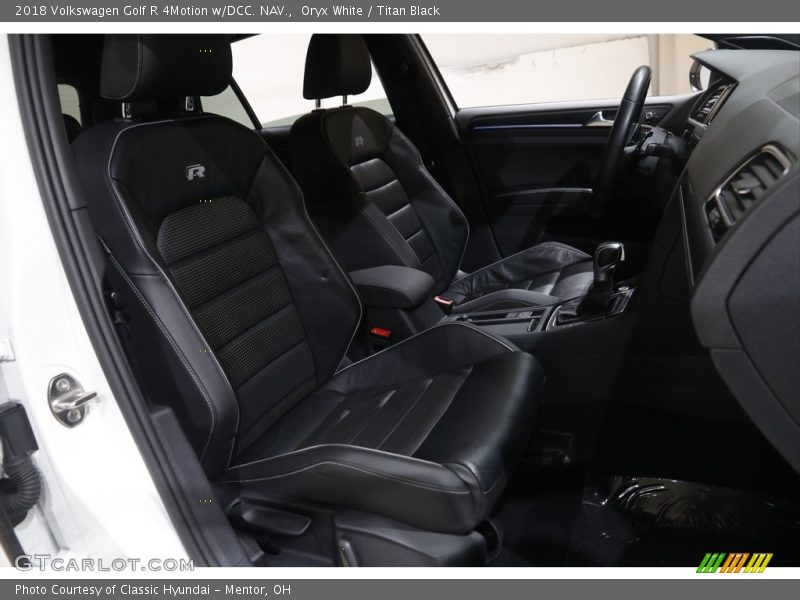 Oryx White / Titan Black 2018 Volkswagen Golf R 4Motion w/DCC. NAV.