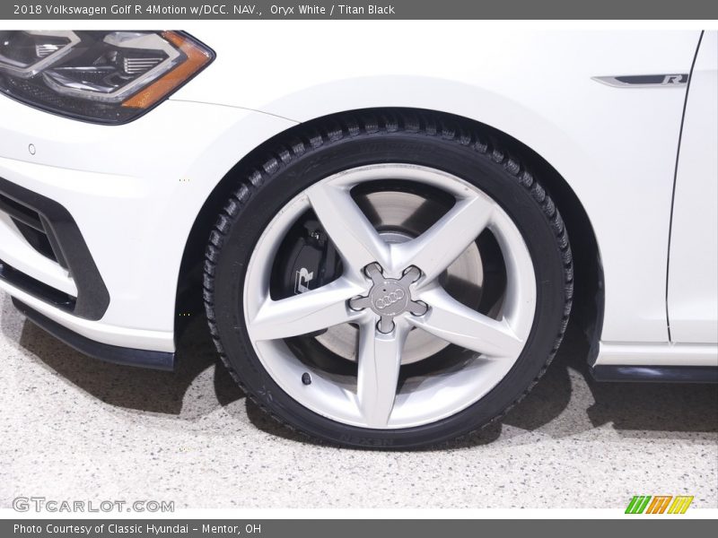 Oryx White / Titan Black 2018 Volkswagen Golf R 4Motion w/DCC. NAV.