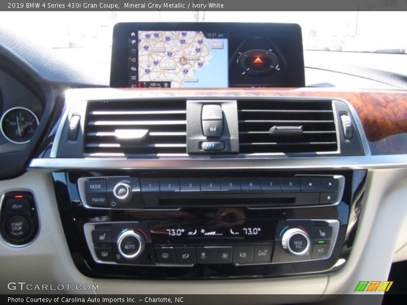 Mineral Grey Metallic / Ivory White 2019 BMW 4 Series 430i Gran Coupe