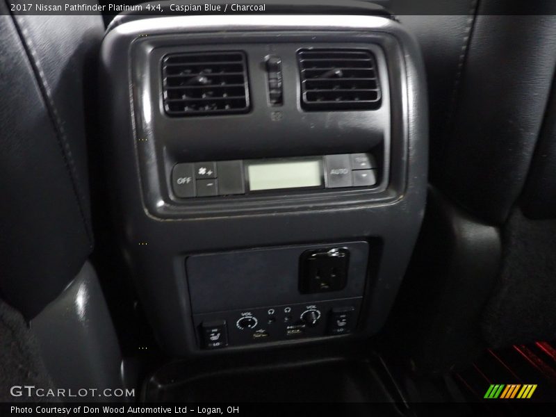 Caspian Blue / Charcoal 2017 Nissan Pathfinder Platinum 4x4