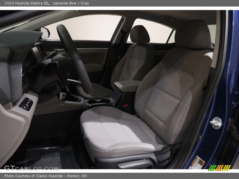 Lakeside Blue / Gray 2020 Hyundai Elantra SEL