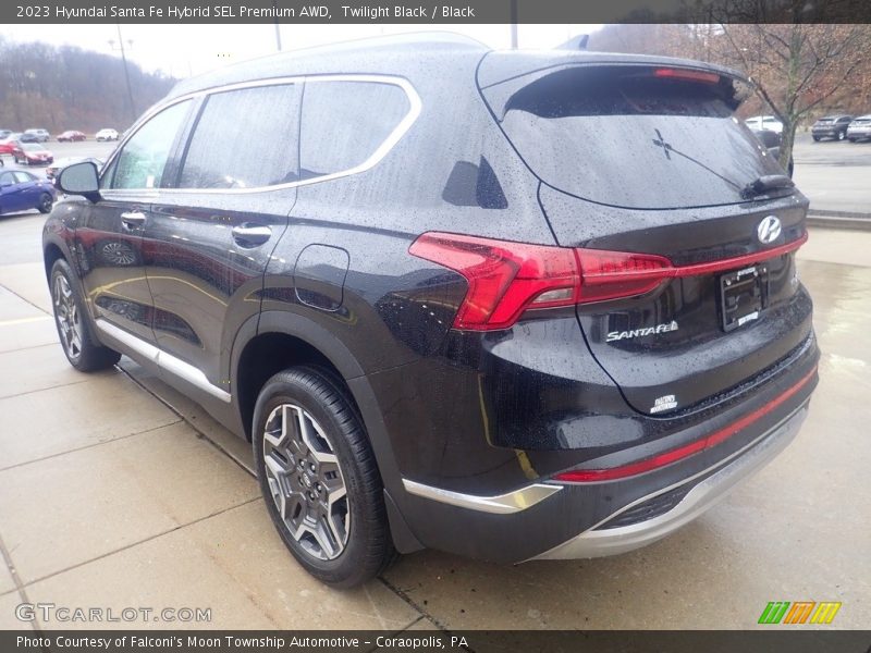 Twilight Black / Black 2023 Hyundai Santa Fe Hybrid SEL Premium AWD