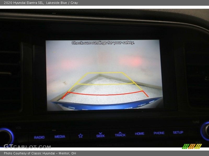 Lakeside Blue / Gray 2020 Hyundai Elantra SEL