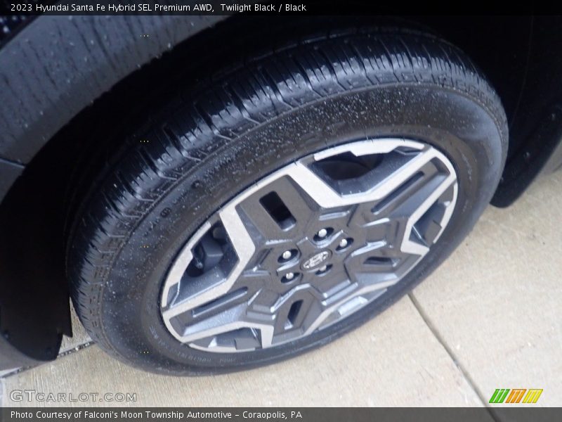 Twilight Black / Black 2023 Hyundai Santa Fe Hybrid SEL Premium AWD