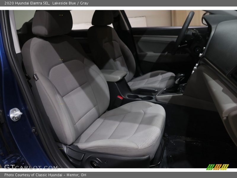 Lakeside Blue / Gray 2020 Hyundai Elantra SEL