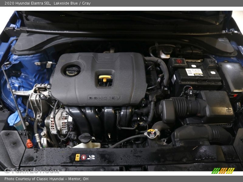 Lakeside Blue / Gray 2020 Hyundai Elantra SEL
