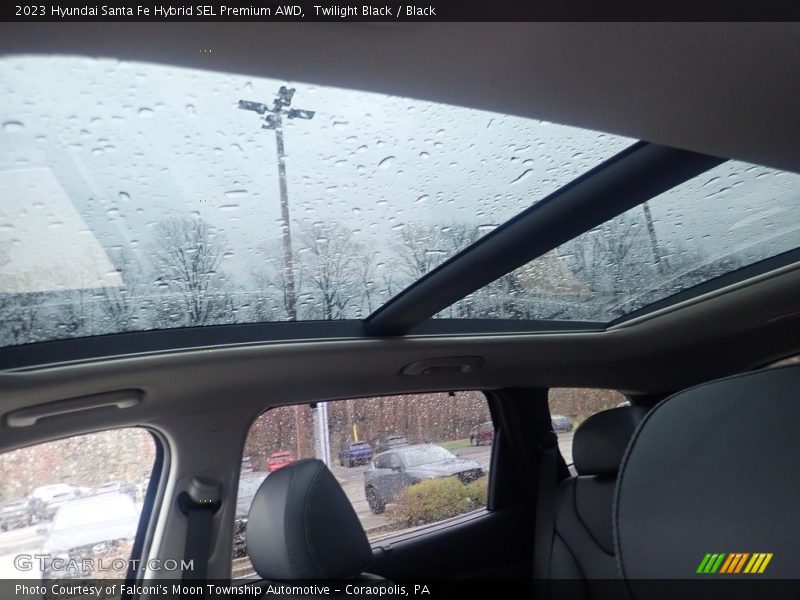 Twilight Black / Black 2023 Hyundai Santa Fe Hybrid SEL Premium AWD