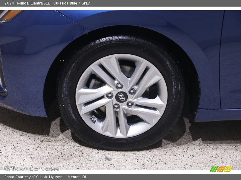 Lakeside Blue / Gray 2020 Hyundai Elantra SEL