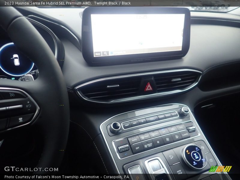 Twilight Black / Black 2023 Hyundai Santa Fe Hybrid SEL Premium AWD