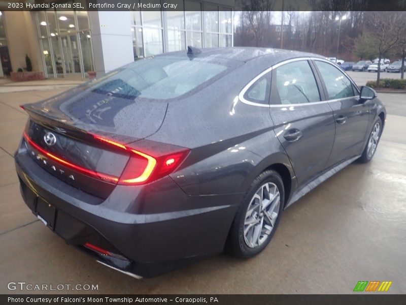 Portofino Gray / Medium Gray 2023 Hyundai Sonata SEL