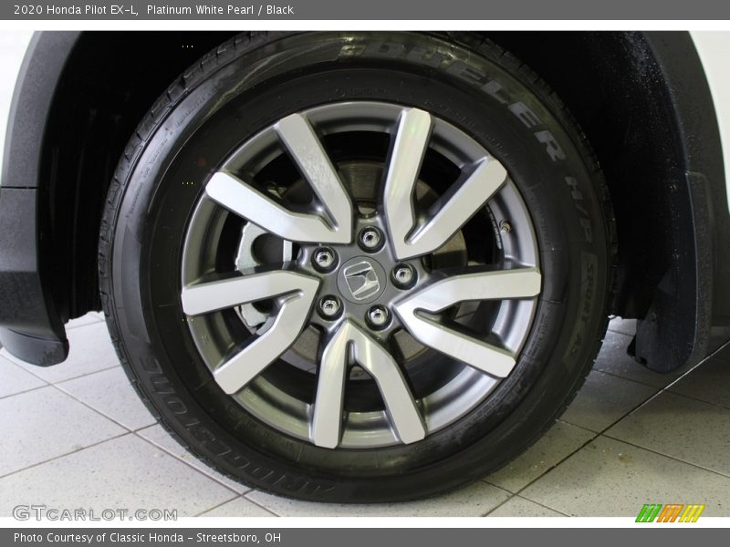 Platinum White Pearl / Black 2020 Honda Pilot EX-L