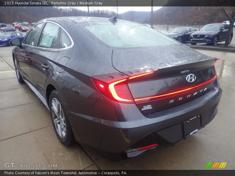 Portofino Gray / Medium Gray 2023 Hyundai Sonata SEL