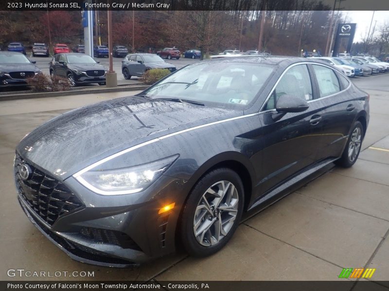 Portofino Gray / Medium Gray 2023 Hyundai Sonata SEL