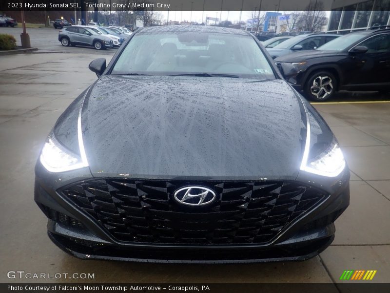 Portofino Gray / Medium Gray 2023 Hyundai Sonata SEL
