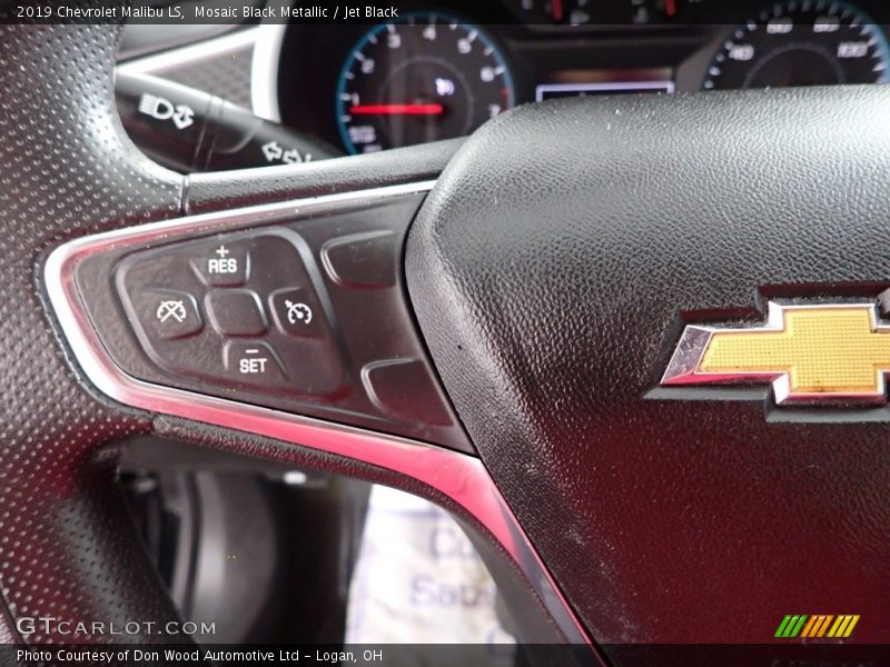 Mosaic Black Metallic / Jet Black 2019 Chevrolet Malibu LS
