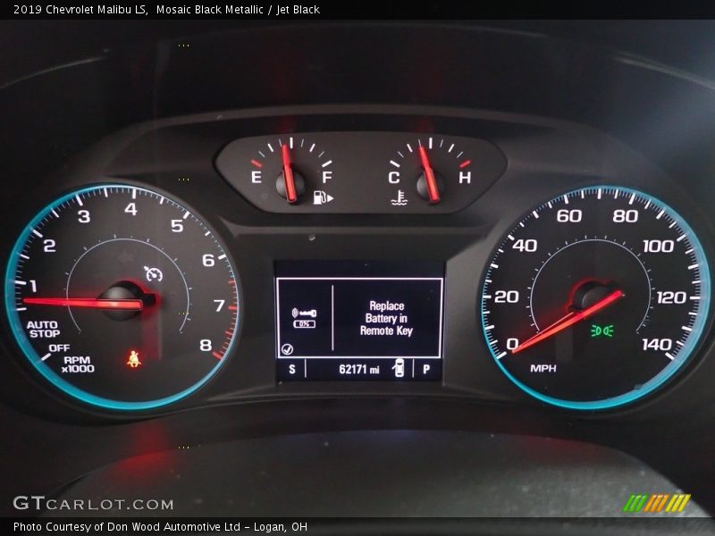 Mosaic Black Metallic / Jet Black 2019 Chevrolet Malibu LS