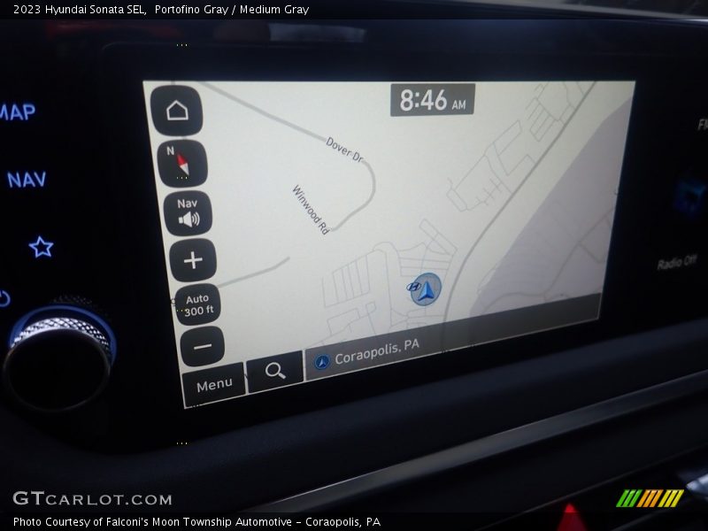 Portofino Gray / Medium Gray 2023 Hyundai Sonata SEL