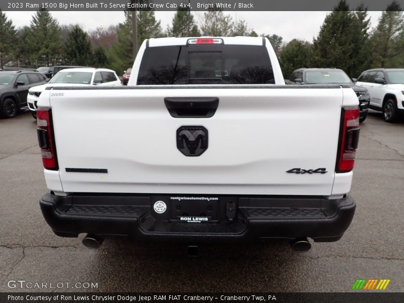 Bright White / Black 2023 Ram 1500 Big Horn Built To Serve Edition Crew Cab 4x4
