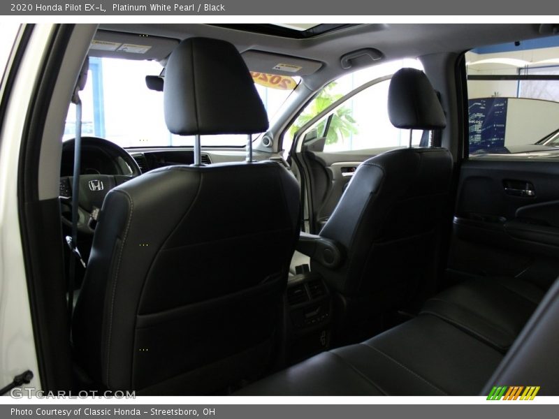 Platinum White Pearl / Black 2020 Honda Pilot EX-L