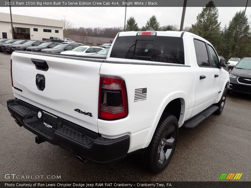 Bright White / Black 2023 Ram 1500 Big Horn Built To Serve Edition Crew Cab 4x4