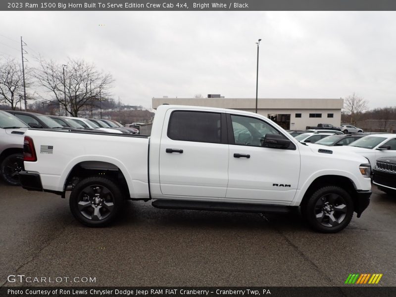 Bright White / Black 2023 Ram 1500 Big Horn Built To Serve Edition Crew Cab 4x4