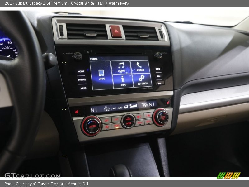 Crystal White Pearl / Warm Ivory 2017 Subaru Legacy 2.5i Premium