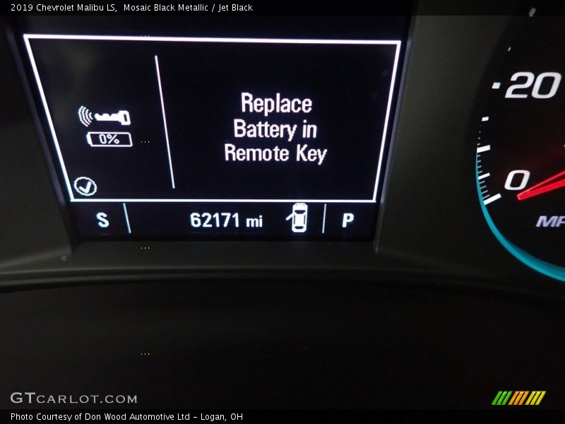 Mosaic Black Metallic / Jet Black 2019 Chevrolet Malibu LS