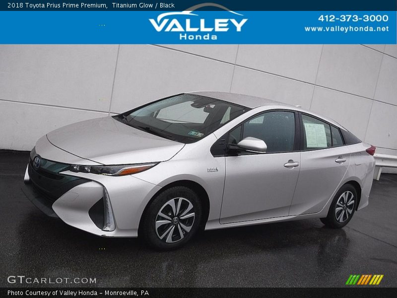 Titanium Glow / Black 2018 Toyota Prius Prime Premium